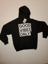 Load image into Gallery viewer, GOOD VIBES ONLY HOODED SWEATSHIRT